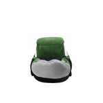 Tractor Light-up Slippers in Green, back view