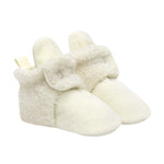 Sullivan Snap Booties in Ivory, perspective view