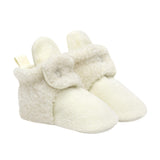 Sullivan Snap Booties in Ivory, perspective view