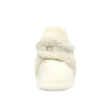 Sullivan Snap Booties in Ivory, front view