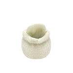 Sullivan Snap Booties in Ivory, back view