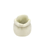 Sullivan Snap Booties in Ivory, back view