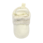 Sullivan Snap Booties in Ivory, top view