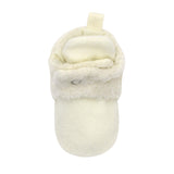 Sullivan Snap Booties in Ivory, top view