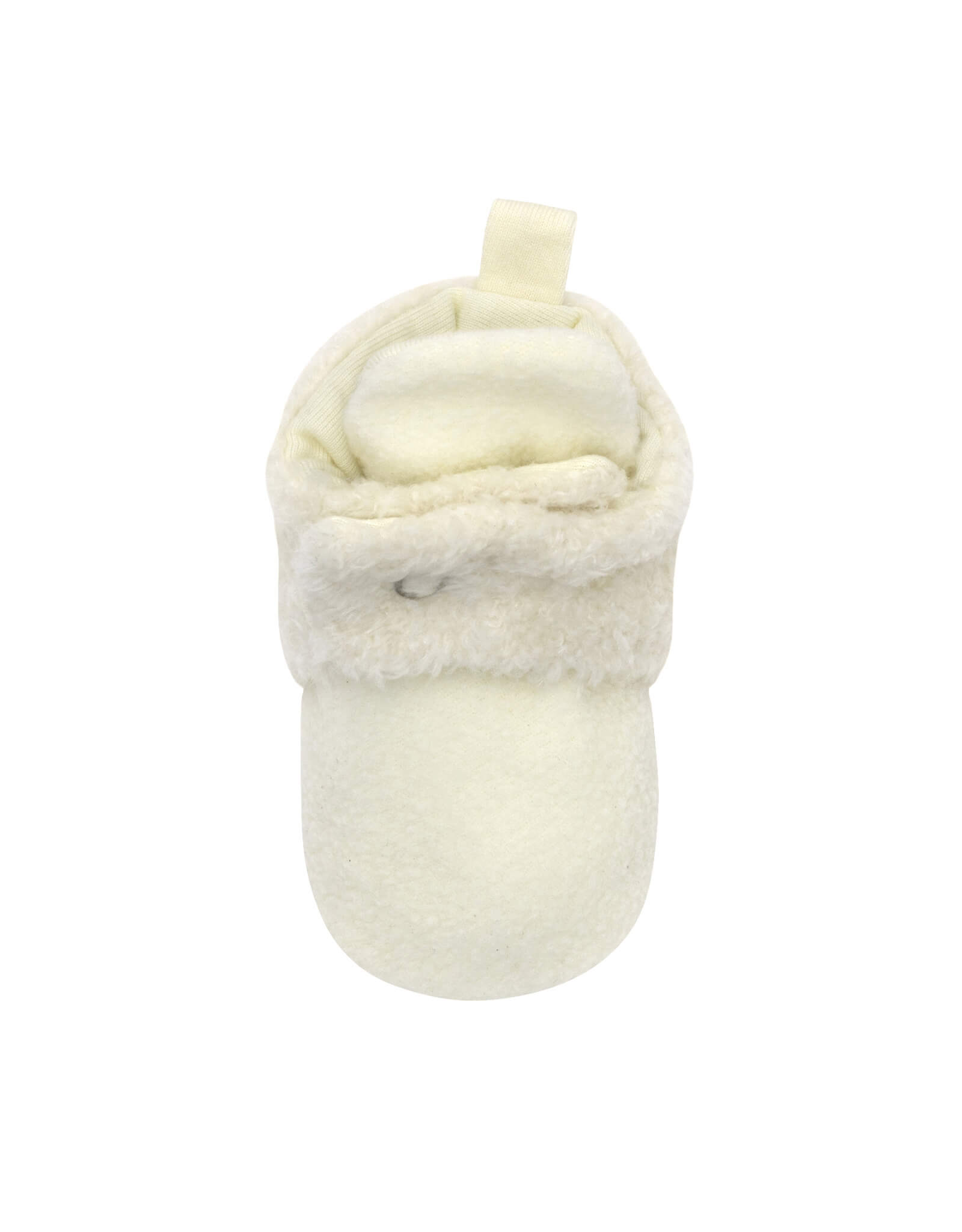 Sullivan Snap Booties in Ivory, top view