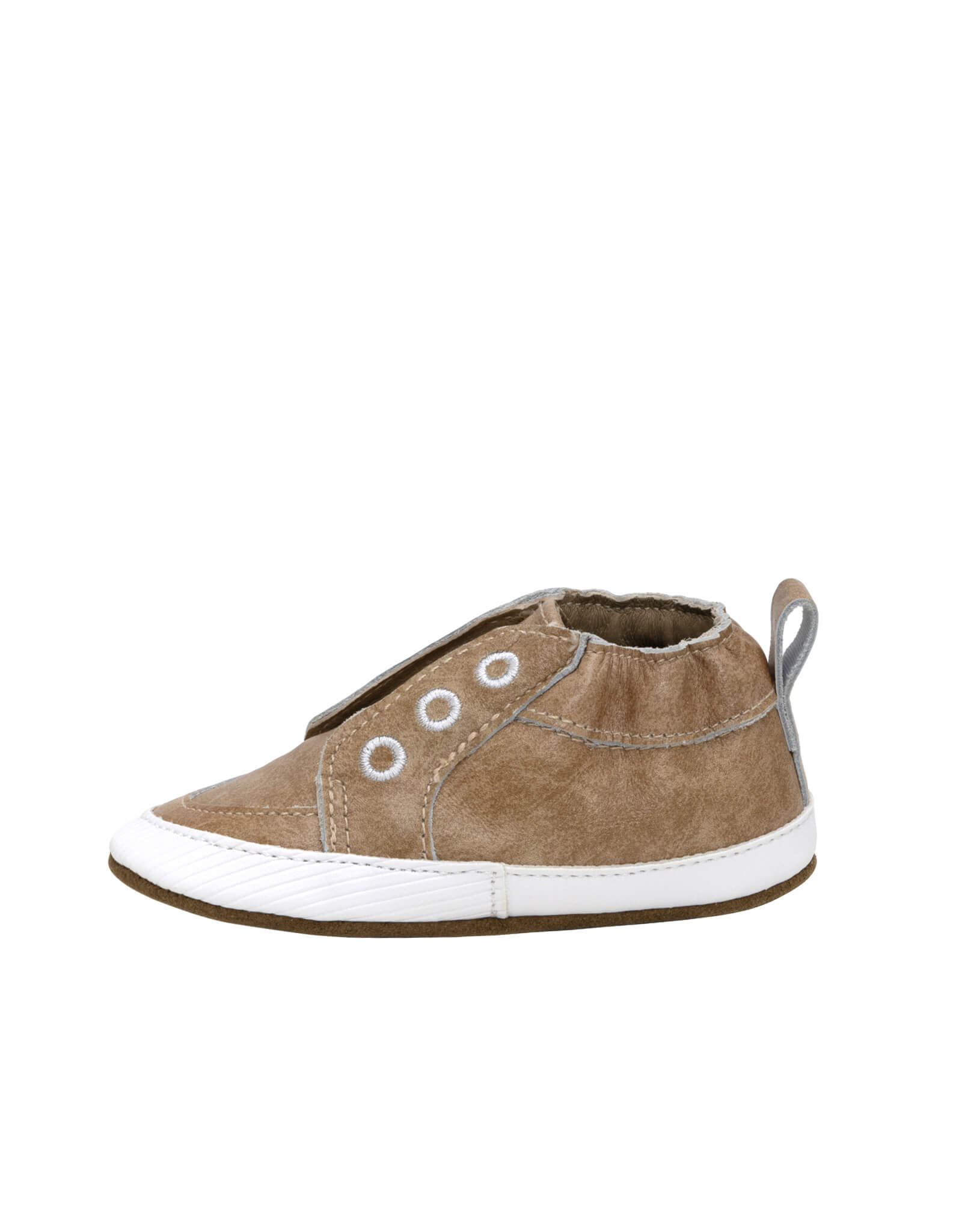 Stylish Steve Soft Soles in Tan, side view