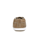 Stylish Steve Soft Soles in Tan, back view
