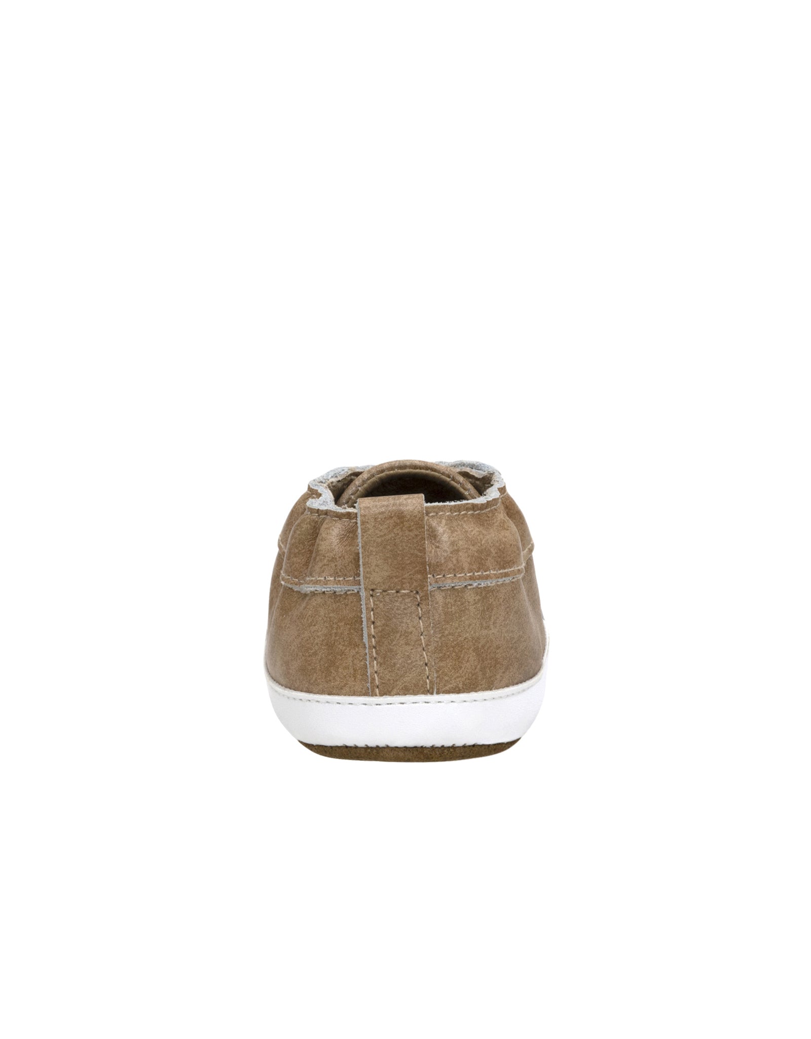 Stylish Steve Soft Soles in Tan, back view