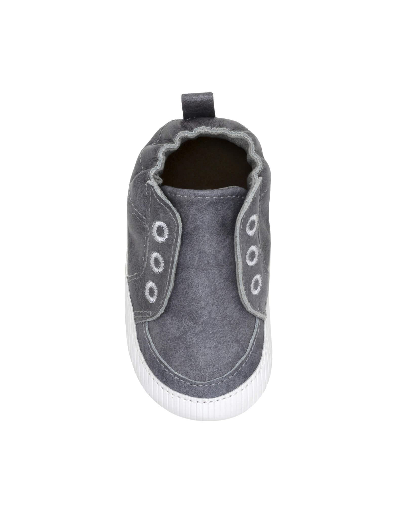 Stylish Steve Soft Soles in Grey, top view