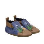 Under The Stars Soft Soles in Dark Blue, perspective view