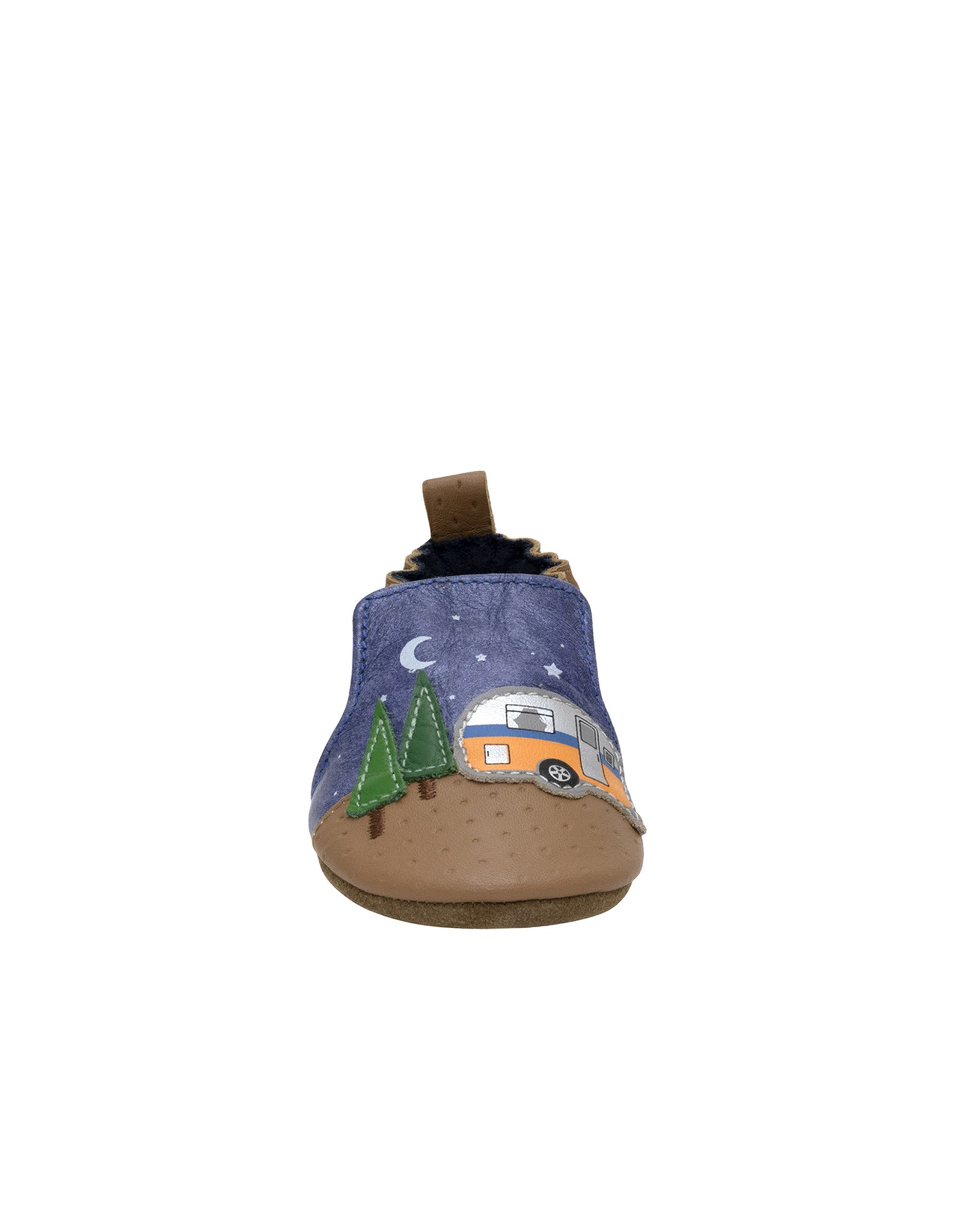 Under The Stars Soft Soles in Dark Blue, front view