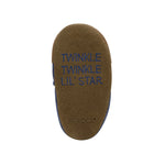 Under The Stars Soft Soles in Dark Blue, bottom view