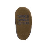 Under The Stars Soft Soles in Dark Blue, bottom view