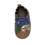 Under The Stars Soft Soles in Dark Blue, top view