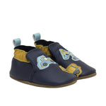 Build Your Dreams Soft Soles in Navy, perspective view