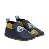 Build Your Dreams Soft Soles in Navy, perspective view