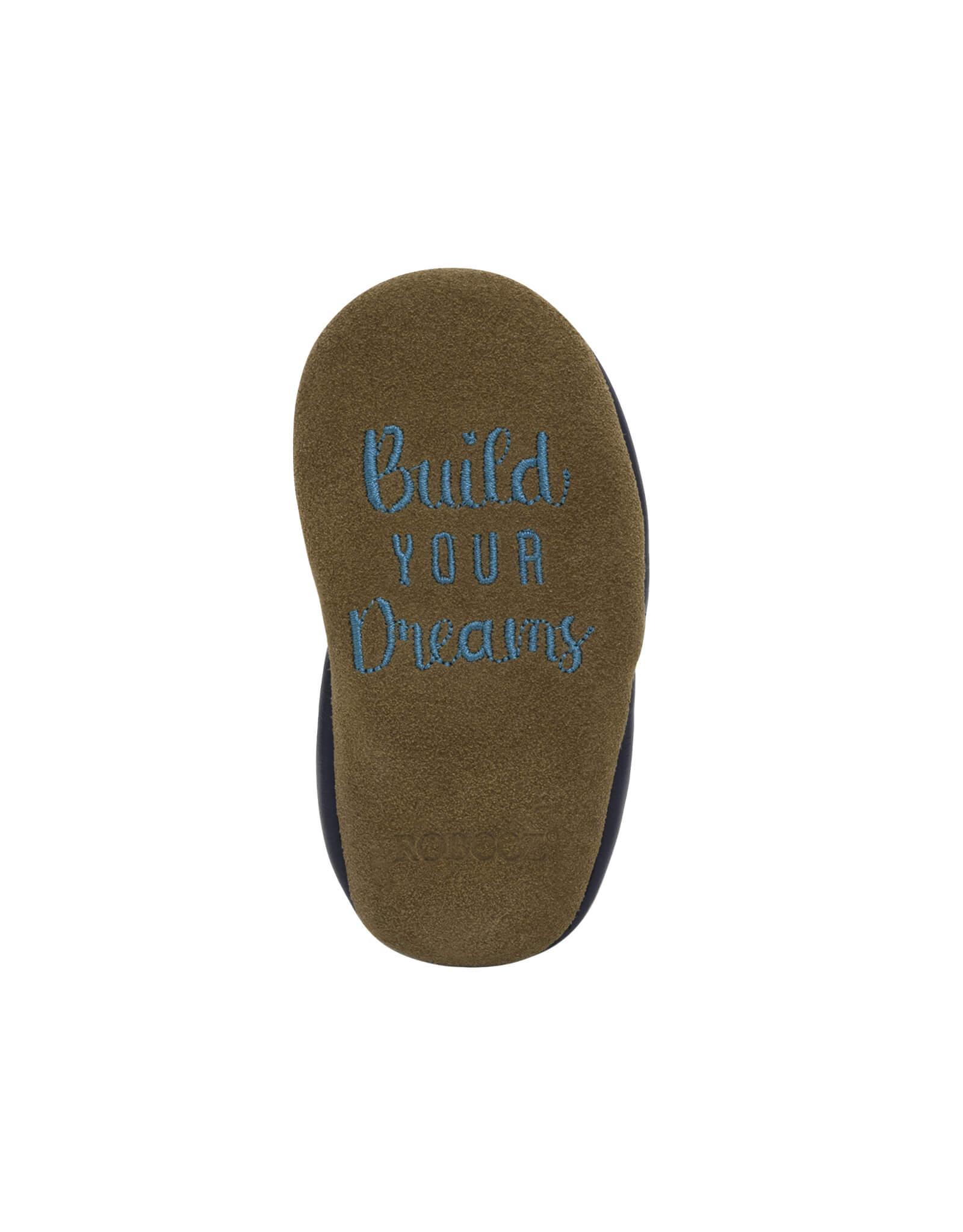 Build Your Dreams Soft Soles in Navy, bottom view
