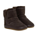 Cozy Cuff Soft Sole Boots in Brown, perspective view