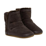 Cozy Cuff Soft Sole Boots in Brown, perspective view