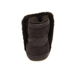 Cozy Cuff Soft Sole Boots in Brown, back view