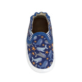 Whale Tale Soft Soles in Dark Blue