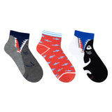 Sharpest Bite 3-Pack Quarter Socks for Toddlers and Kids