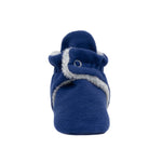 Tundra Snap Booties in Navy, front view