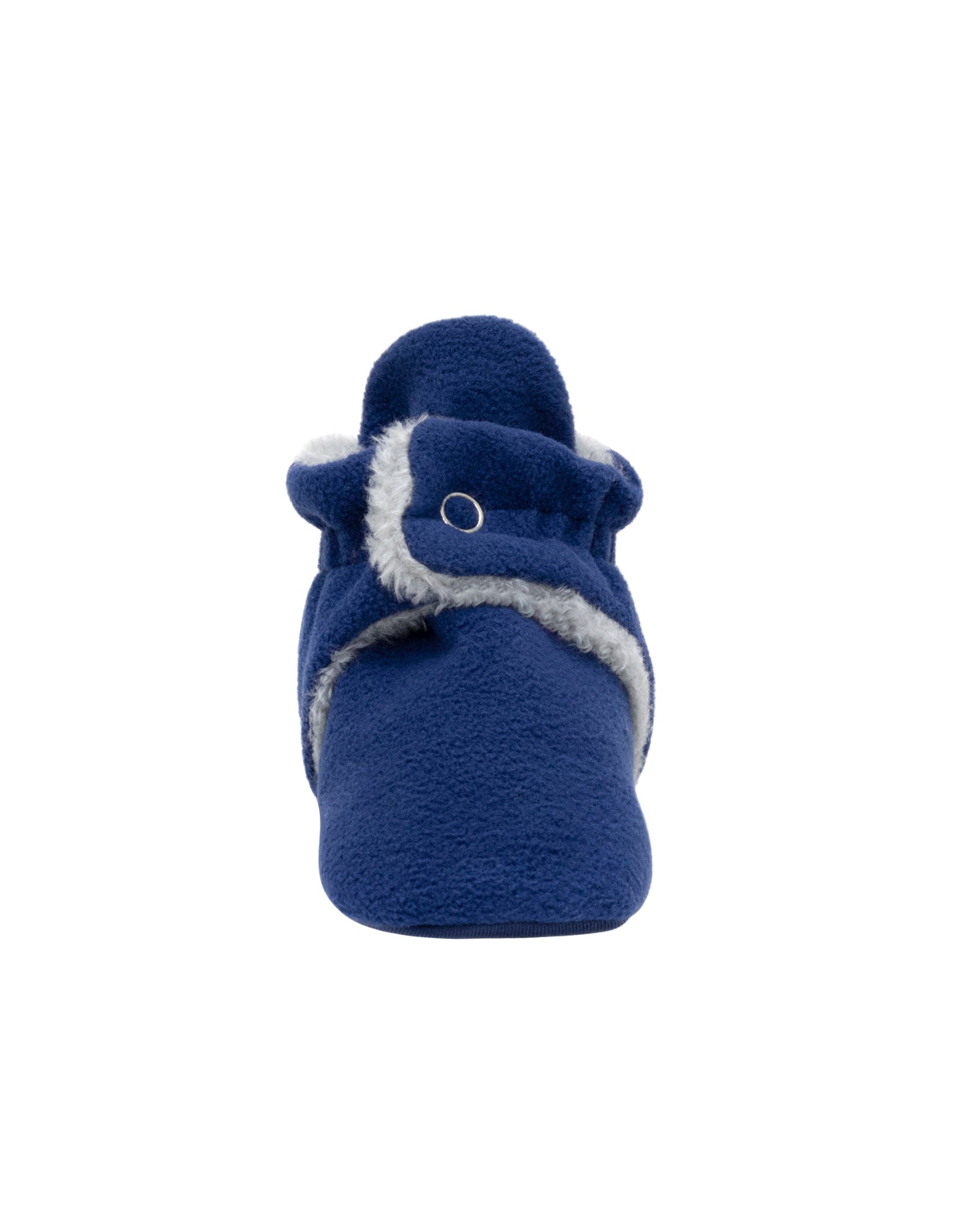 Tundra Snap Booties in Navy, front view