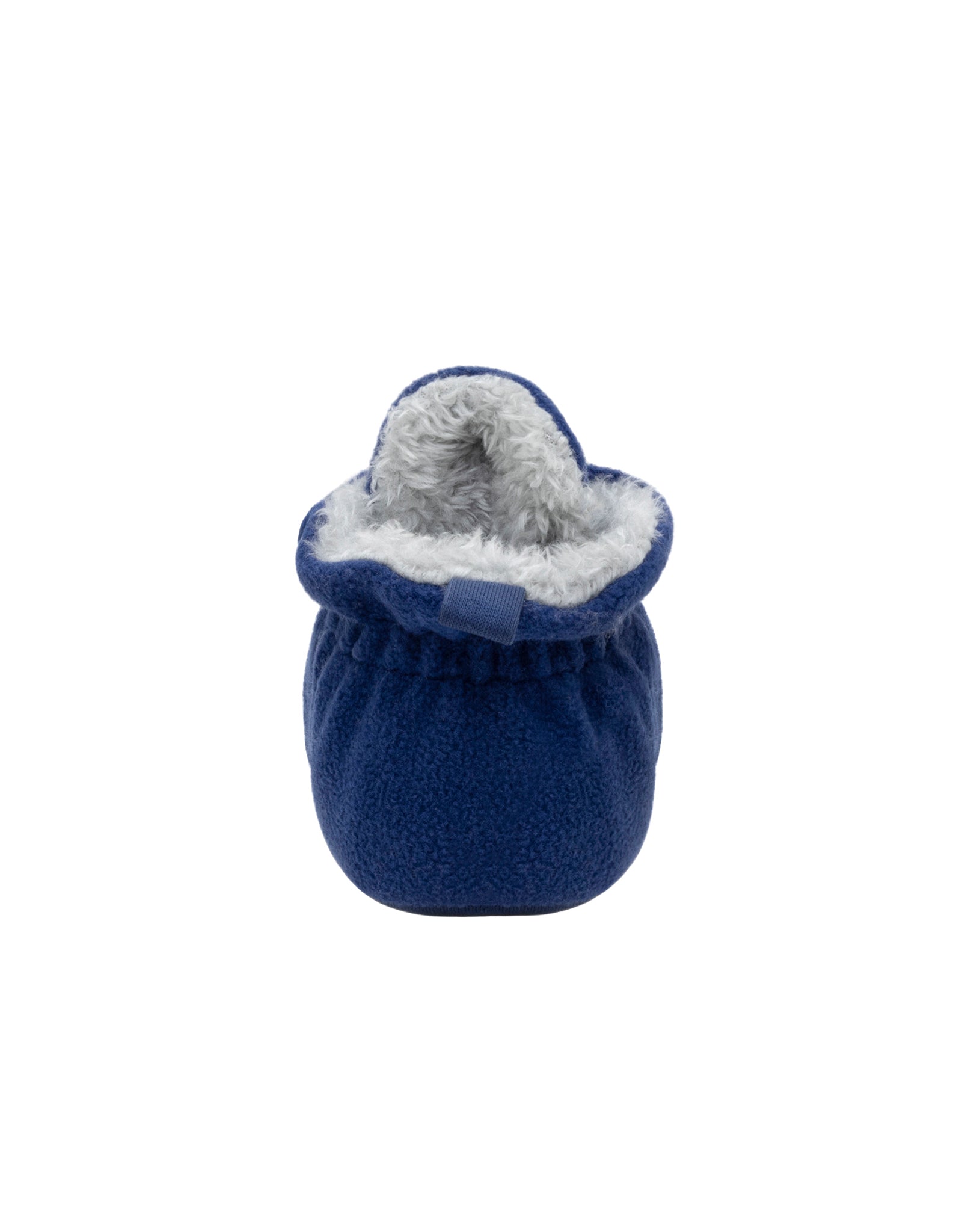 Tundra Snap Booties in Navy, back view