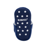 Tundra Snap Booties in Navy, bottom view