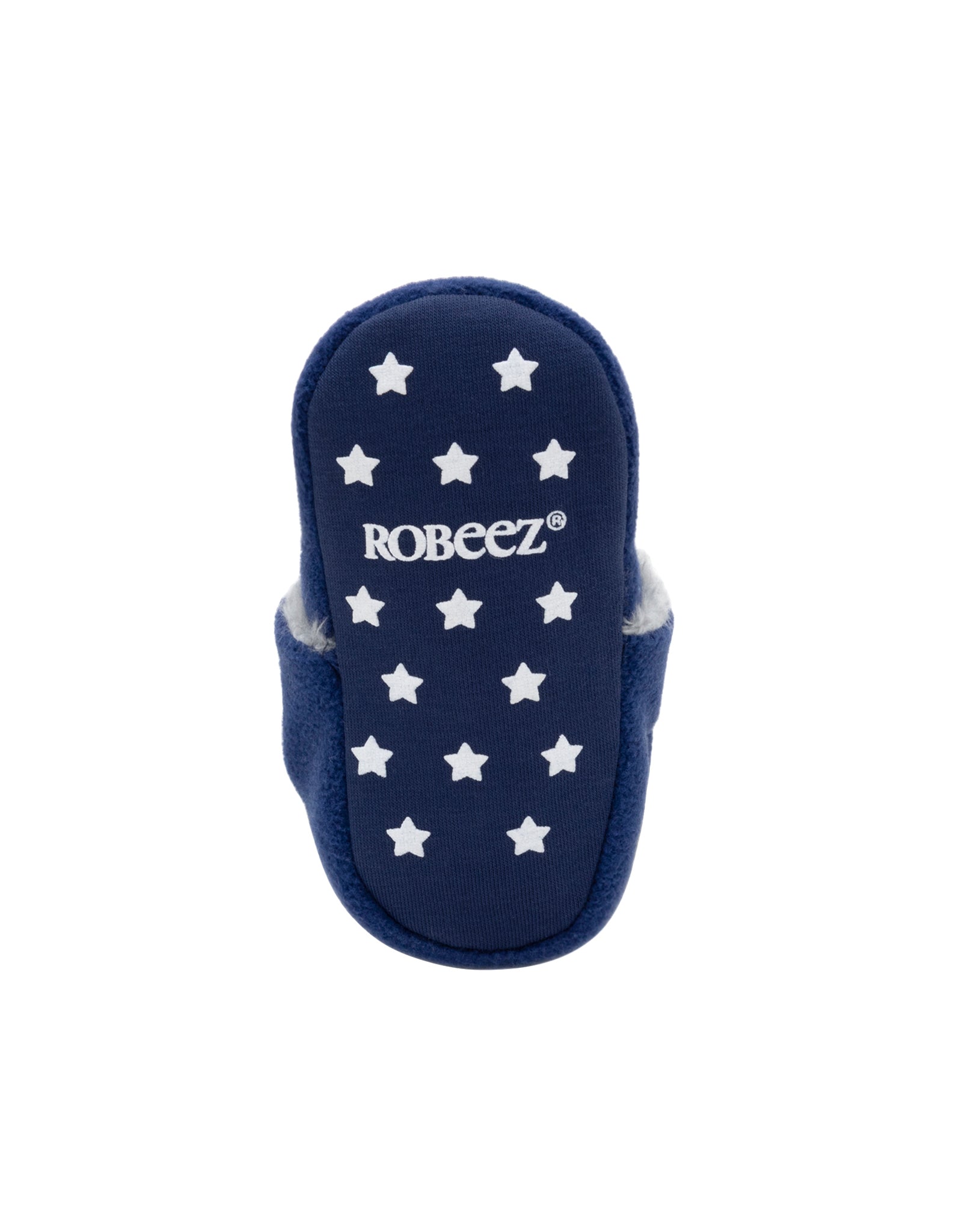 Tundra Snap Booties in Navy, bottom view
