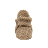 Sherpa Snap Booties in Tan