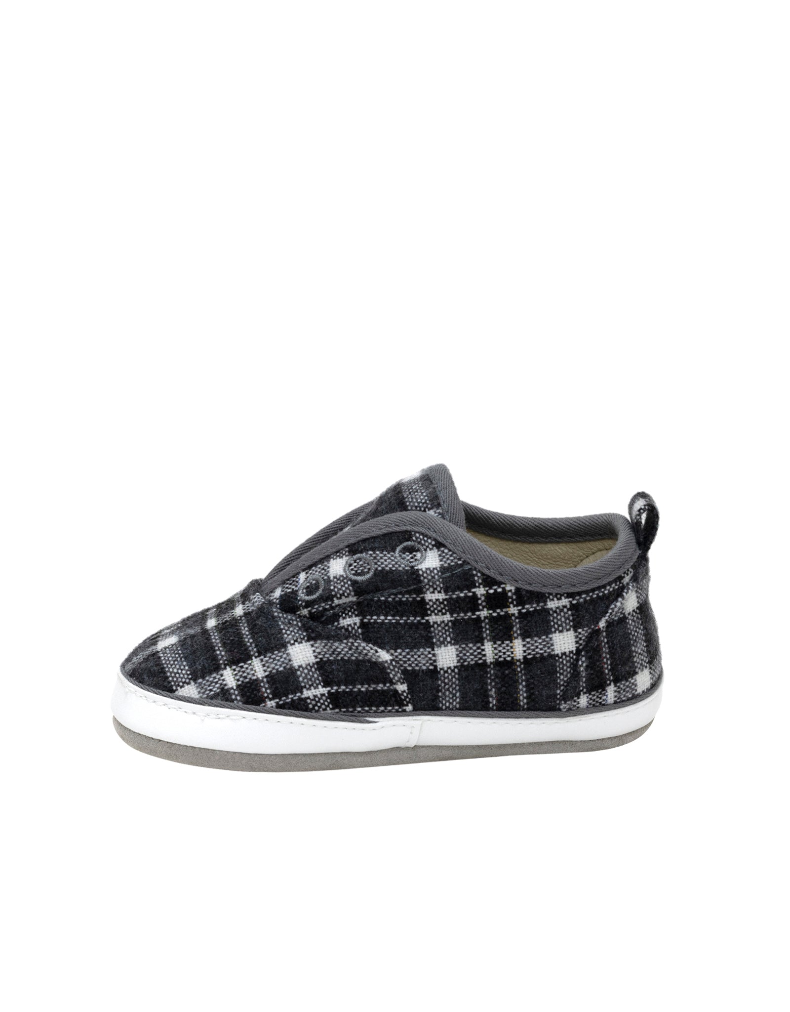 Hudson First Kicks in Charcoal, side view