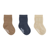 Baby Its Cold 3-Pack Baby Socks in Neutral, flat lay