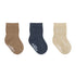 Baby Its Cold 3-Pack Baby Socks in Neutral, flat lay