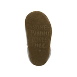 Heart Bunny Soft Soles Grey, bottom view