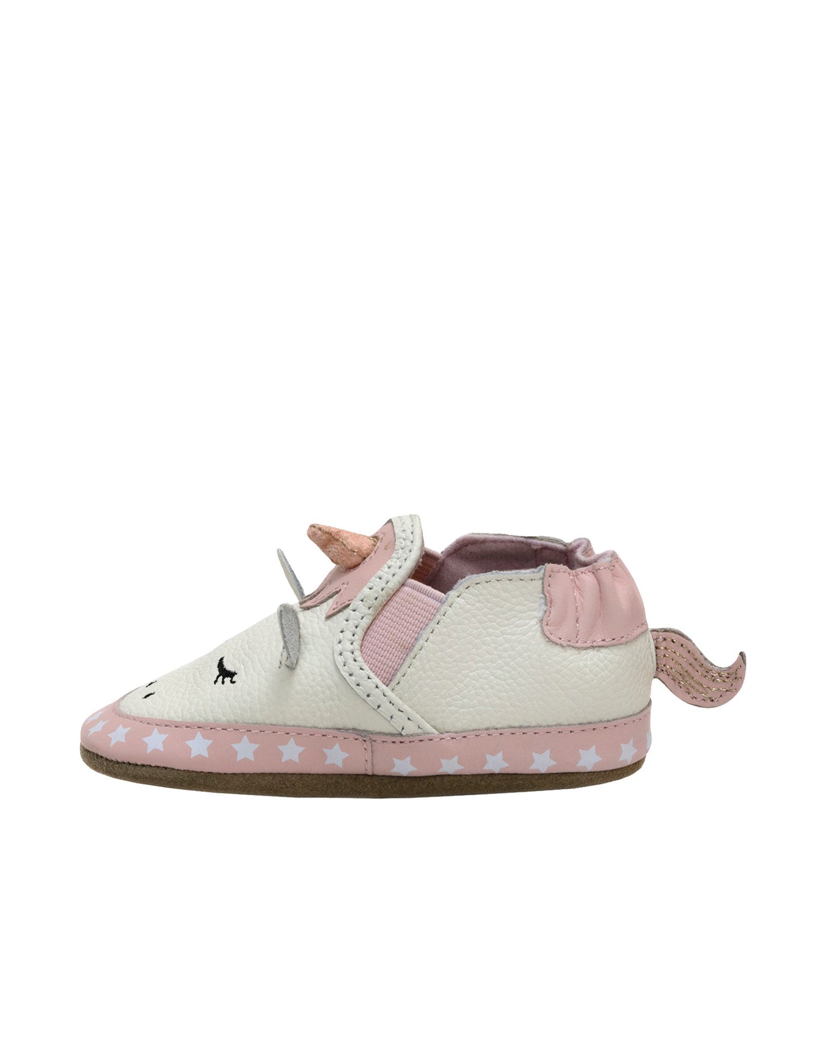 Evie Soft Soles White, side view