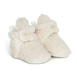 Sherpa Snap Booties Ivory, perspective view