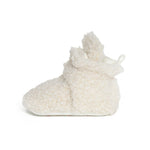 Sherpa Snap Booties Ivory, side view