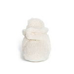 Sherpa Snap Booties Ivory, front view