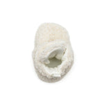 Sherpa Snap Booties Ivory, back view