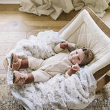 Sherpa Snap Booties Light Pink