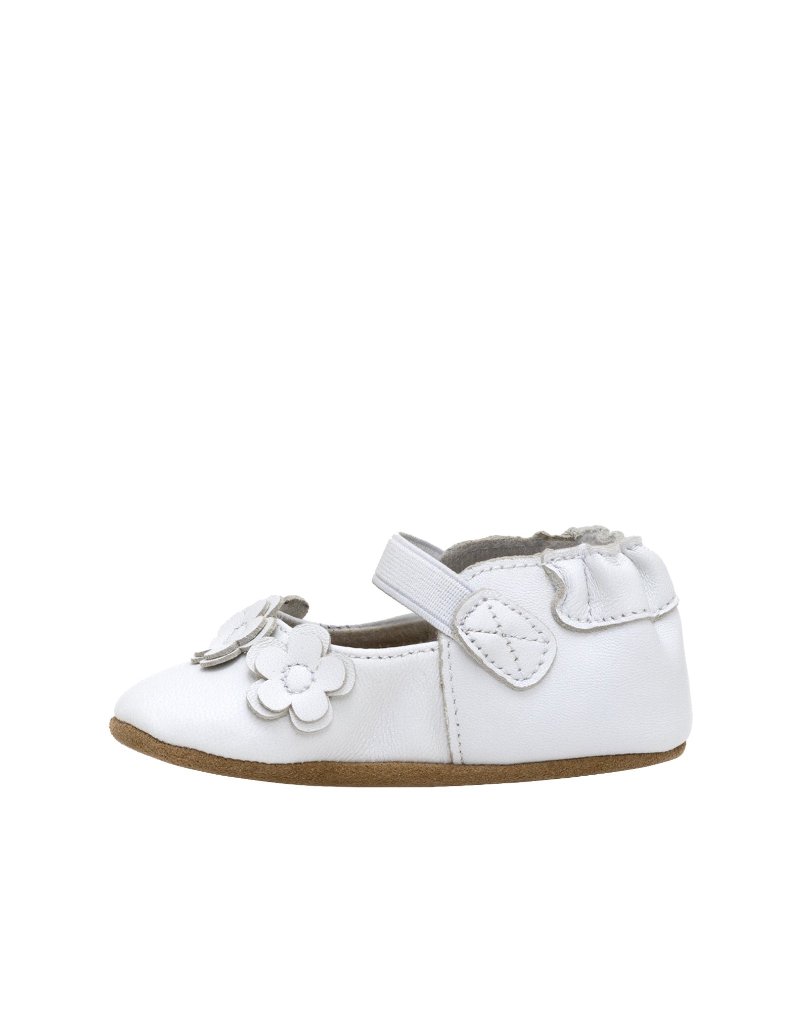 Brianna Soft Soles White, side view