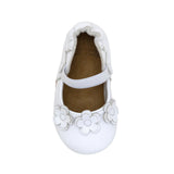 Brianna Soft Soles White, top view