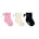 Sofia's Classic 3-Pack Baby Socks, flat laid