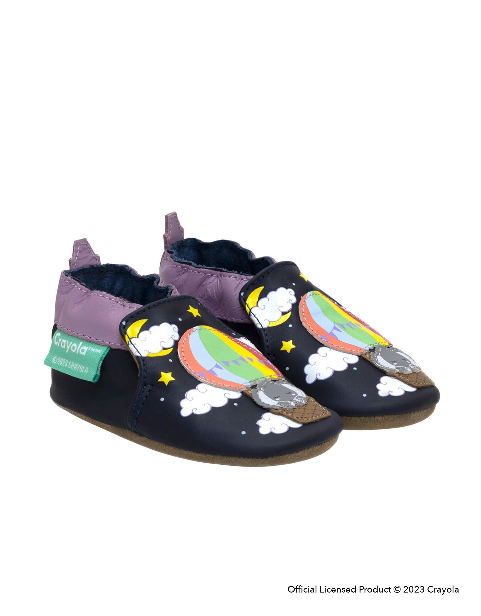 Crayola® Rise Above Soft Soles in Navy, perspective view