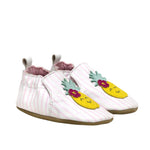Sweet & Cute Soft Soles in White, perspective view