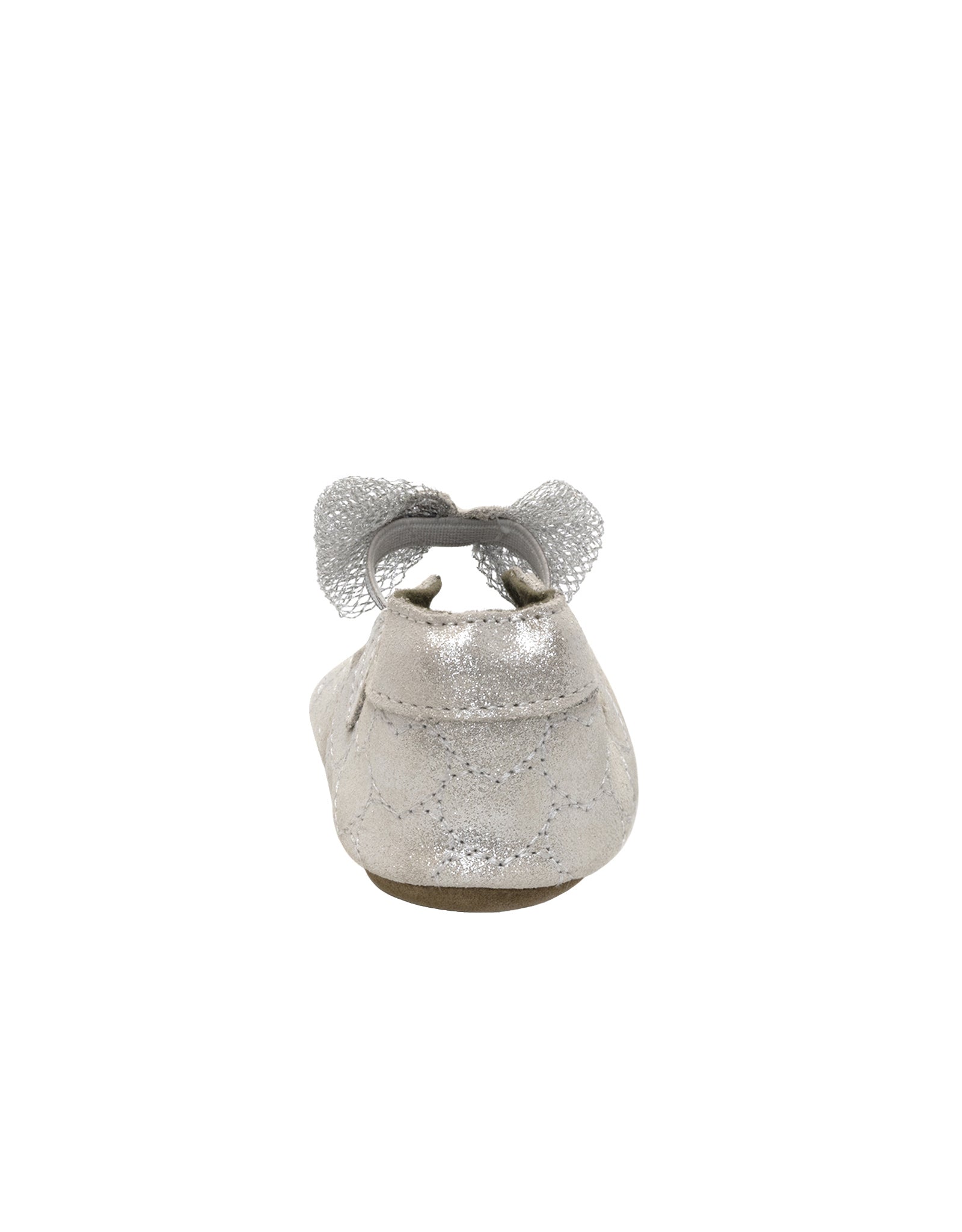 Desiree Soft Soles in Silver, back view