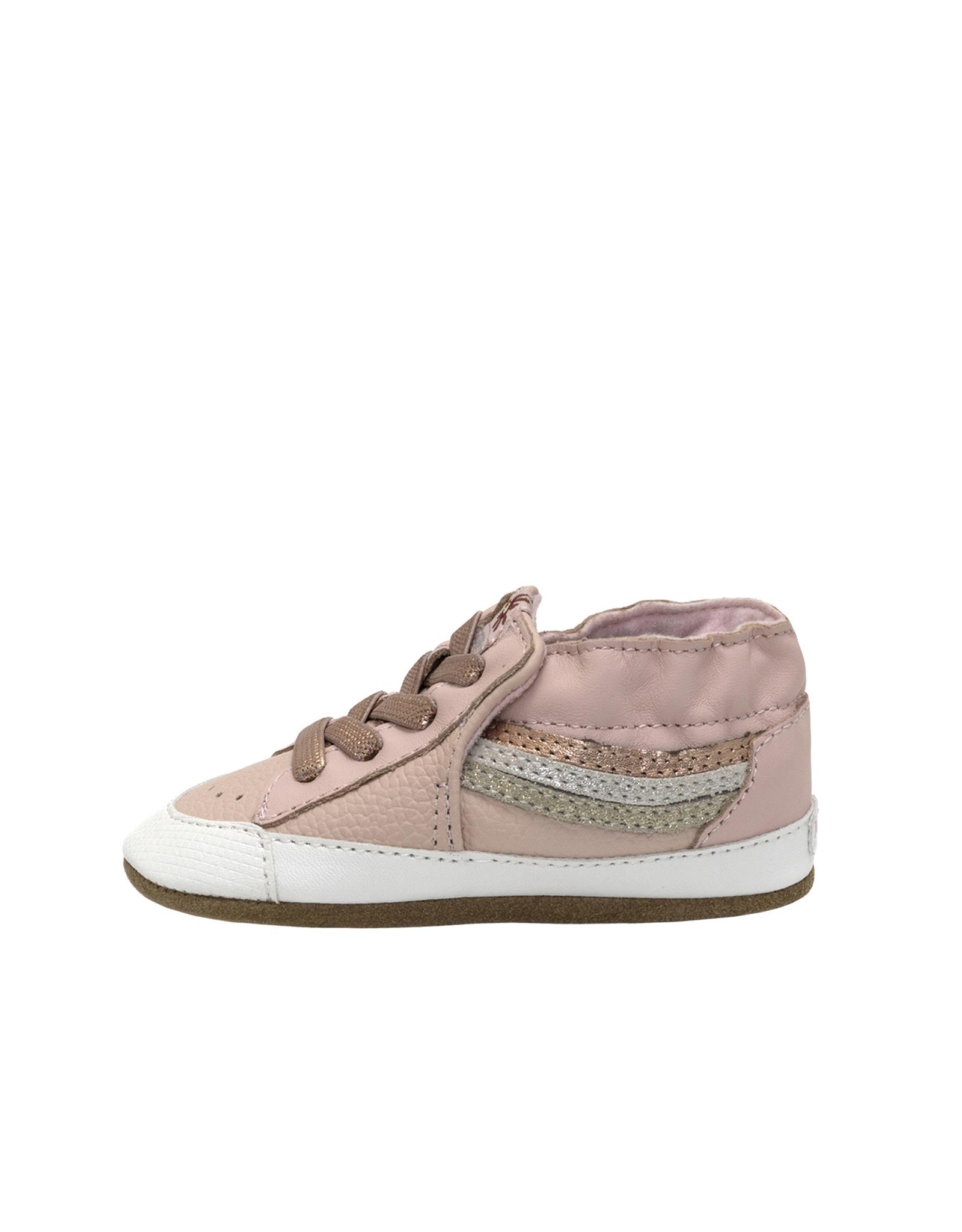 Gina Soft Soles in Pink, side view