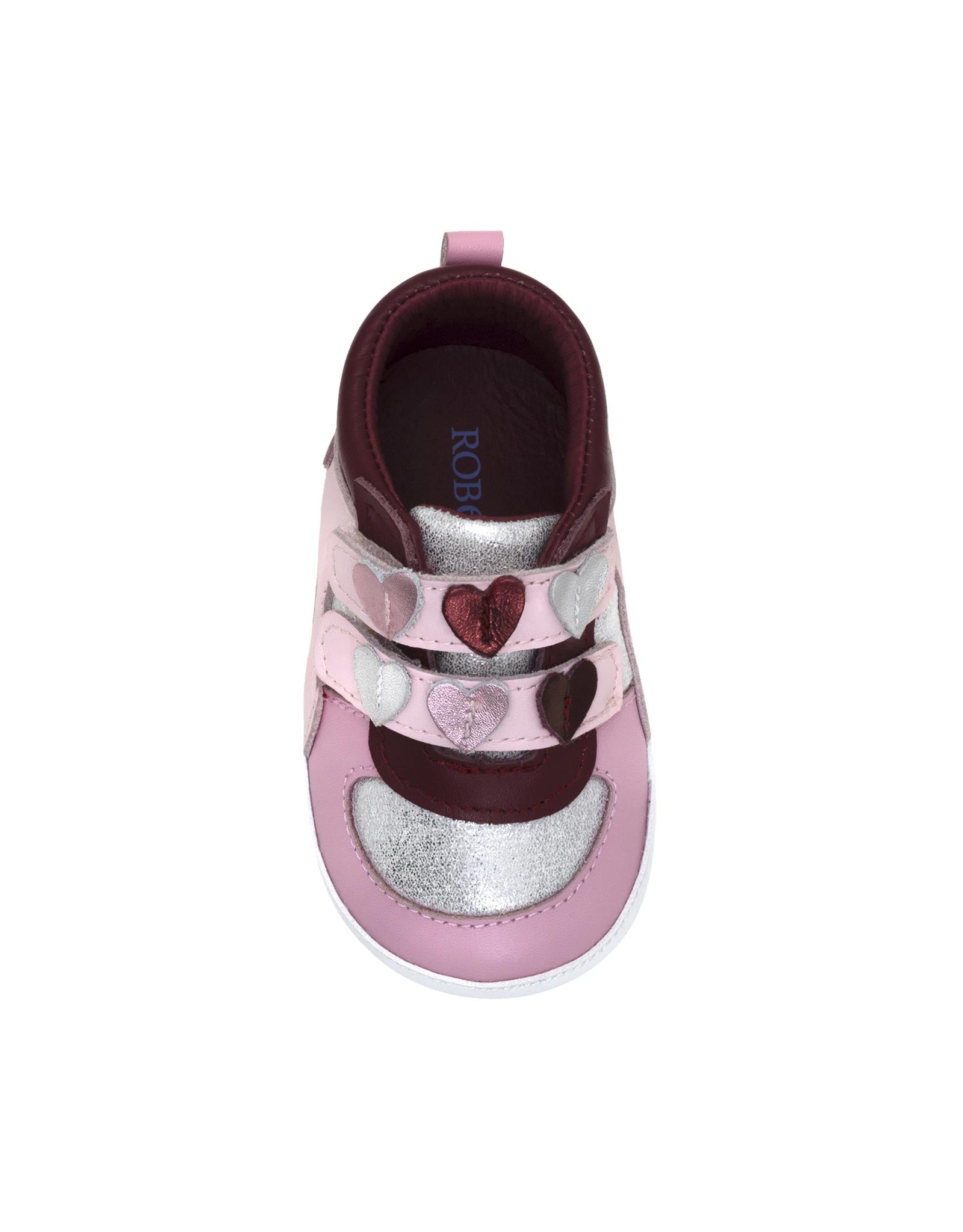 All Heart First Kicks in Pink, top view